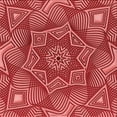 thumbnail image 1 of Ahgly Company Indoor Square Patterned Bean Red Area Rugs, 6' Square, 1 of 6
