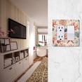 thumbnail image 5 of Yayeee Rocker Switch Wall Plate 1-Gang 4.6"x2.9" Home Decorative Outlet Cover, Blue Starfish, 5 of 6