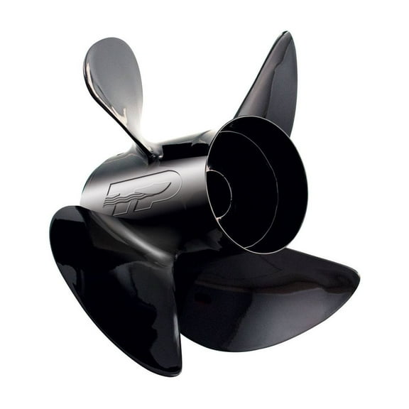 Turning Point Propellers 21431330 Hustler 4-Blade Propellers for 40-150hp Engines with 4.25" GC - 14" x 13", RH LE1/LE1-1413-4