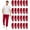 Red, variant on SOCKS'NBULK 24 Pack Adult Joggers Pants, Mixed Assortment Colorful Jogger Bulk Sweatpants Wholesale for Donations, Homeless
