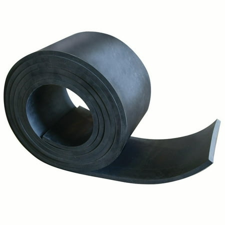 Rubber-Cal Styrene-Butadiene Sheet - 70A Durometer - 0.187" Thick x 36" Width x 120" Length - Black