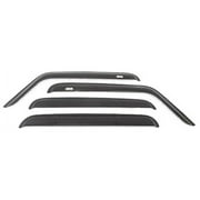 Rugged Ridge by RealTruck | 11351.23 Window Rain Deflectors, 2005-2010 Jeep Grand Cherokee Compatible with Select: 2008-2010 Jeep Liberty