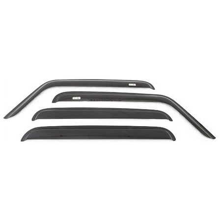 Rugged Ridge by RealTruck | 11351.23 Window Rain Deflectors, 2005-2010 Jeep Grand Cherokee Compatible with Select: 2008-2010 Jeep Liberty