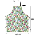 thumbnail image 5 of Uemuo Flowers and Cactus Pattern Waterproof Apron Adjustable Dishwasher Apron- Apron for Women Men Heavy Duty Work Apron for Dishwashing Chemical Lab, 5 of 9