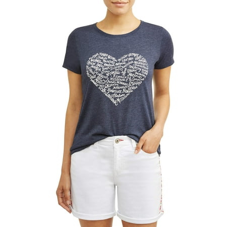- EV1 from Ellen DeGeneres Heart States Crew Neck Tee Women's