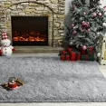 thumbnail image 7 of Lochas Fluffy Rug Soft Fuzzy Shag Carpet for Bedroom Living Room Indoor Home Decor Nursery Area Rugs, 5'x8',Gray, 7 of 7