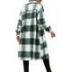 thumbnail image 3 of Txlixc Chaqueta a cuadros para mujeres, chaqueta de bolsillo para adultos Txlixc  moda, 3 of 8