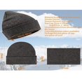 thumbnail image 6 of Sinhoon Winter Beanie Hat & Scarf & Touchscreen Gloves, Warm Knit Fleece Lined Beanie Gloves Infinity Scarf Set for Men and Women (Gray), 6 of 7