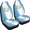 thumbnail image 3 of XYZCANDO Breathable Auto Seat Covers Truck Car SUV, Elastic Thin Car Seat Covers 2 Pack Polyester Splash Flag, 3 of 10