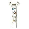 thumbnail image 3 of Vertical Bird Bath with Ground Stakes Hummingbird Pattern Design Ideal for Garden Patio and Winter Proof Water Feeder, 3 of 7