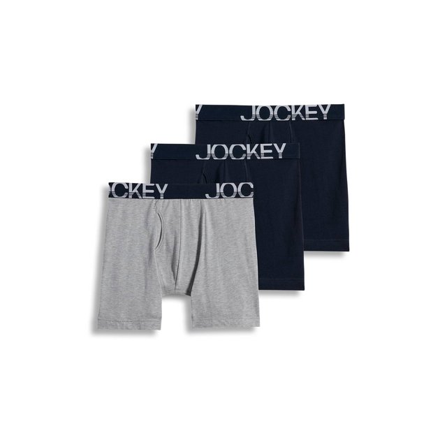 Jockey ActiveStretch Boxeur Long 7 Pouces - Lot de 3