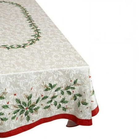 

Christmas Flowers Tablecloth Holiday Party Decor Kitchen Tablecloth for Winter Christmas Waterproofs Table for Rectangular Table (ZBQ3695-3 40x70cm 15x27inch)