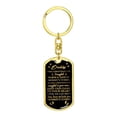 thumbnail image 5 of Daddy To Be, This Christmas I am Snuggled In Mommy's Tummy Luxury Keychain w. Engraving, 5 of 10