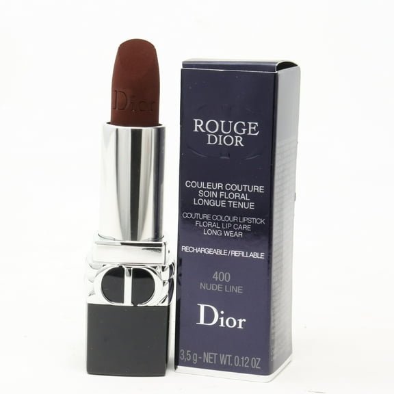 Dior Rouge Dior Lipstick 400 Nude Line (Velvet) 0.12oz/3.5g New With Box