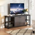 thumbnail image 2 of FESTIVO 70 in. Antique Pine With Walnut Color TV Stand for TVs up to 75 in., 2 of 8