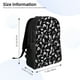 thumbnail image 4 of Fotbe Black White Leaves Mochila de Viaje para Laptop, Mochila Ejecutiva Delgada y Resistente 15.6", 4 of 8
