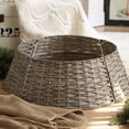 thumbnail image 3 of OULII Tree Collar for Artificial Trees Grey Plastic 1Pcs Hides Christmas Tree Base for Business Owners, 3 of 8