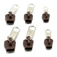 thumbnail image 1 of Replacement Zipper Pull Kit 6Pcs Zip Slider  Repair Kit Replacement Zipper Pull Kit For Bags Jackets Luggage Backpacks, 1 of 6