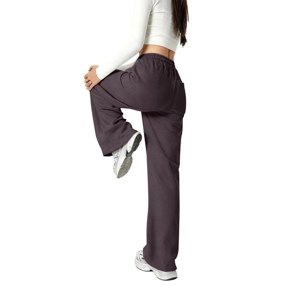 Girls Boys Jogger Sweatpants Brown Pants for Girls Adjustable Drawstring Casual Pants with Pockets Boys Solid Pants Little Girls Clothes 8-9 Years