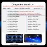 AUTOABC Wireless Carplay For Toyota with Entune2.0 Touch2 2014-2019 New Version Retrofit Kit Decoder Fits For Tundra Highlander RAV4 Tacoma Camry Corolla Avalon Prius CH-R Sienna Camry