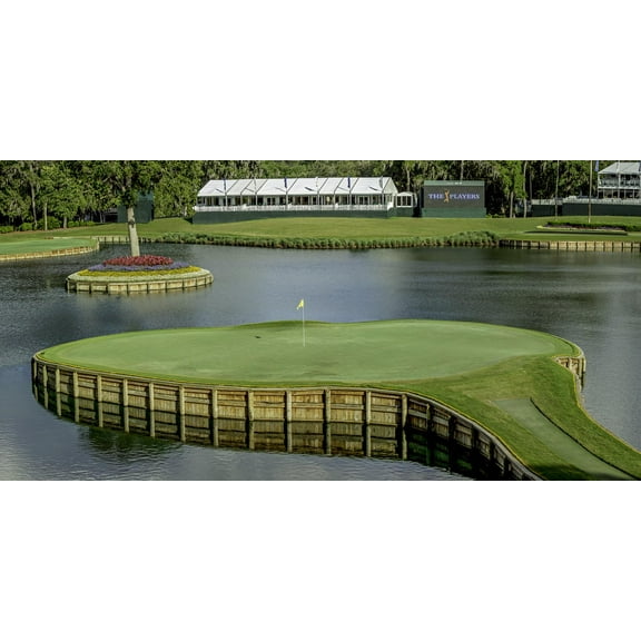 Biggies Sawgrass Island Photograph Golf Mural, Medium