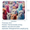 thumbnail image 5 of Alpaca Square Desk Pad Mouse Mat Gaming Mousepad, 8.3x9.8 Inch, Non-Slip Rubber Bottom, Printed, Suitable for Office and Gaming, 5 of 6