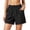 Black, variant on Tqcoqu Athletic Shorts for Women High Waisted Comfy Pull On Elastic Waist Lounge Summer Sweat Shorts with Pocket,Black Women's S-XXL