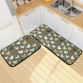 thumbnail image 7 of 2-Piece Kitchen Mat Set Non Slip Washable Floor Mats Decorative Rugs for Kitchen Sink Laundry Cute Colorful Chickens Pattern, 7 of 7