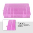 thumbnail image 4 of Caja Ajustable De Plástico Para Joyería De 24 Rejillas, Organizador Desmontable, Estuche De Almacenamiento Para Pendientes Con Cubierta A Prueba De Polvo, Compacto Y Práctico, 4 of 7