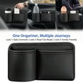 thumbnail image 4 of Car Seat Back-Mounted Storage Box, Leather Multi-Functional Anti-Kick Storage Bag, Car Door Side Inner Waterproof Accessories, Suitable for Most Car Models, 4 of 8
