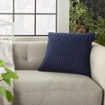 thumbnail image 4 of Nourison Life Styles Navy Decorative Throw Pillow , 18"X18", 4 of 5