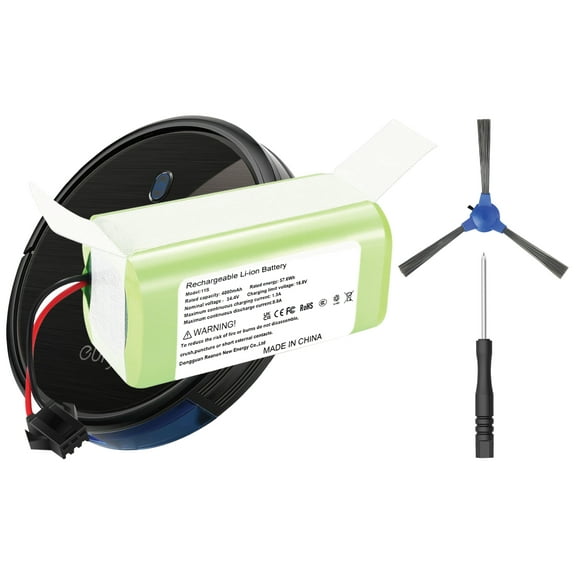 Battery Replacement for Eufy RoboVac 11 11S 30 30C 15C 15T 12 35C 15C MAX, For Ecovacs Deebot N79S 500 N79 DN622, for Tesvor X500 Robot Vacuum Cleaners, For Goovi F007C D380 D382, Amarey A800