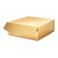 thumbnail image 1 of PACKHOME Gift Box Gold Gift Box Large Gift Box with Lid, 9.5x9.5x3.5 Inches, Bridesmaid Proposal Box, Square Gift Box Sturdy Box Luxury Gift Box Collapsible Magnetic Closure Gift Box (Glossy Gold), 1 of 7