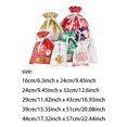 thumbnail image 3 of WUSUOWEI 24PCS Christmas Drawstring Gift Bags Durable Multicolor Multisize Used for Decorative Holiday Celebrations Gift Wrapping Bag Xmas Presents Party Supplies, 3 of 7