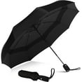 thumbnail image 1 of Parapluie de Voyage Coupe-Vent - Compact, Léger, Automatique, Résistant et Portable - Résistant au Vent, Petit Parapluie Pliant pour Sac à Dos pour la Pluie - Hommes et Femmes, 1 of 8
