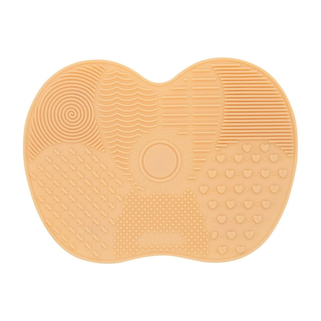 TISHITA Brush Cleaner Pad with Suction Cup Foldable Large Cleaner Pad Scrubber Tool for Yellow White