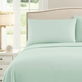 thumbnail image 4 of Sweet Home Collection 1500 Series Bed Sheets - Extra Soft Microfiber Deep Pocket Sheet Set - Mint, RV Queen, 4 of 6