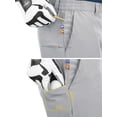thumbnail image 2 of 33,000ft Men's Golf Shorts 9" Dry Fit and UPF 50+ Lightweight Stretch Golf Shorts with Pockets Silver 34W, 2 of 6