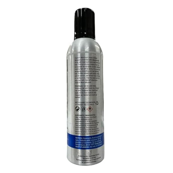 Vigorol Mousse Maximum Shine Wave 12oz