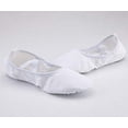 thumbnail image 4 of Missfiona Women's Ballet Flats Canvas Ballet Slipper Dance Yoga Practice Shoes(7,White), 4 of 6