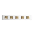 thumbnail image 1 of Estante de madera para gafas de sol de pared, con capacidad para 5 pares, dos métodos de instalación, decoración para la entrada de casa, armario o pared, 1 of 2