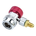 thumbnail image 4 of 2 Pcs Adaptateur de Connecteur Rapide pour Climatiseur de Voiture R134a (Bleu & Rouge), 4 of 5