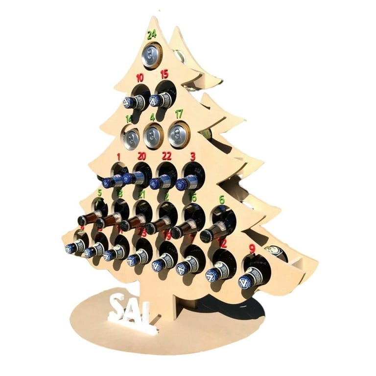 Christmas Advent Calendar Countdown 24 Wooden Christmas Tree