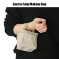 thumbnail image 6 of Unique Bargains Floral Makeup Bag Zipper Flower Cosmetic Pouch Beige, 6 of 7