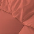 thumbnail image 6 of D.N.G. BEDDINGS 1 Piece Luxury Straight Line Pattern Comforter, Premium Super Soft, 800 Thread Count, 100% Egyptian Cotton, Super King Size Brick Red Solid Color, 6 of 6