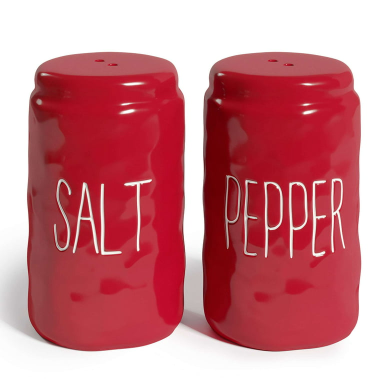 Barnyard Designs Farmhouse Salt and Pepper Shakers Set, Ceramic Salt and Pepper  Shakers Unique, Vintage Salt and Pepper Shakers, Cute Salt Shakers for  Kitchen, Salt and Pepper Set, White 