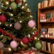 thumbnail image 5 of Decoraciones navideñas, adornos navideños, bolas de terciopelo para el árbol de Navidad, adornos navideños nevados, bolas de plástico, adornos navideños colgantes, decoración navideña para el árbol de, 5 of 6