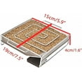 thumbnail image 2 of Générateur de Fumée Carré - Générateur de Fumée Froide en Acier Inoxydable - Générateur de Fumée Froide pour Fumoir et Grill à Billes - Réutilisable - 15*15*4cm - Boîte Fumoir, 2 of 3