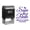 Violet, variant on Printtoo Personalized Black Self Inking Wedding Stamp Custom Save The Date Rubber Stamper -60 x 40 mm