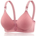 thumbnail image 2 of AINIYS Secure Fit Bra for Women Wireless Thin Fabric Bralettes Bralette Soft Cup Bra Breathable Everyday Bras Pink 38, 2 of 3
